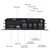 S-299 Mini 4.1 Усилитель мощности звука BT Портативный автомобильный и домашний аудиоусилитель двойного назначения 4*40 Вт с дистанционным управлением