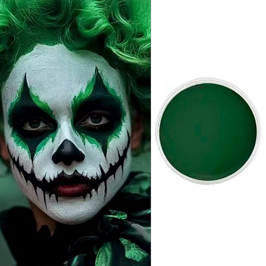 12-Color Fluorescent Face & Body Paint for Halloween, World Cup, and Theater