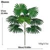 Artificial Green Plants: Large Banana Leaves, Monstera, Spring Feather, Areca Palm & Fan Tail Palm for Home and Garden Decor