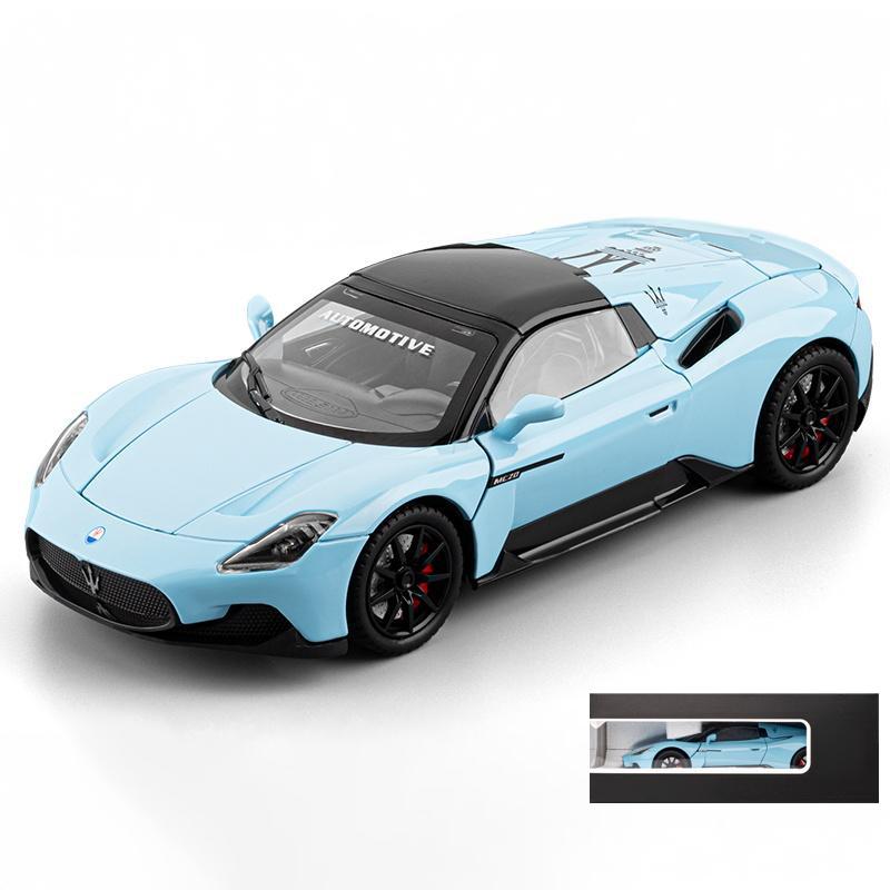 1/24 Maserati MC20 Кабриолет Спортивный Автомобиль Сплав Металл Литье под Давлением Модель Автомобиля Внутренний Дом Модные Игрушки Украшения Праздничный Подарок Ребенок