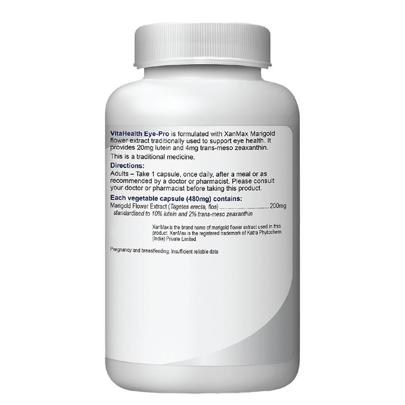 Bcuelov Eye-Pro Supplement, 200mg Marigold Flower Extract, Lutein & Zeaxanthin, 120 Caps