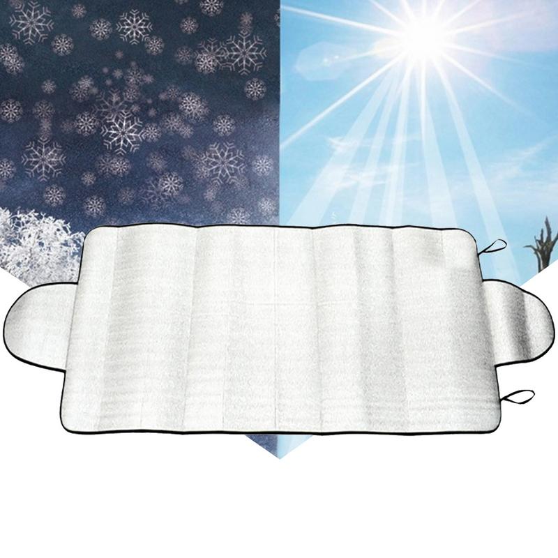 Car Windshield Window Snow Cover Car Front Window Sunshade Cover Car Snow Cover 150x70cm Winter Car Accessories
