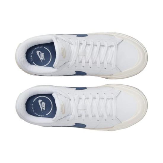 Nike Court Legacy Lift Белый Диффузный Синий Ж - DM7590-104