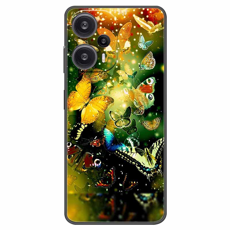 Для чехла POCO F5 5G Чехол POCOF5 Бампер На Для Xiaomi Poco F5 5G Мягкий силиконовый задний чехол из ТПУ Чехлы Poco F 5 2023 Coque Fundas