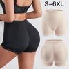 Women's Hip-Lifting Shapewear Boxers with Lace & Padded Buttocks - Plus Size Tummy Control