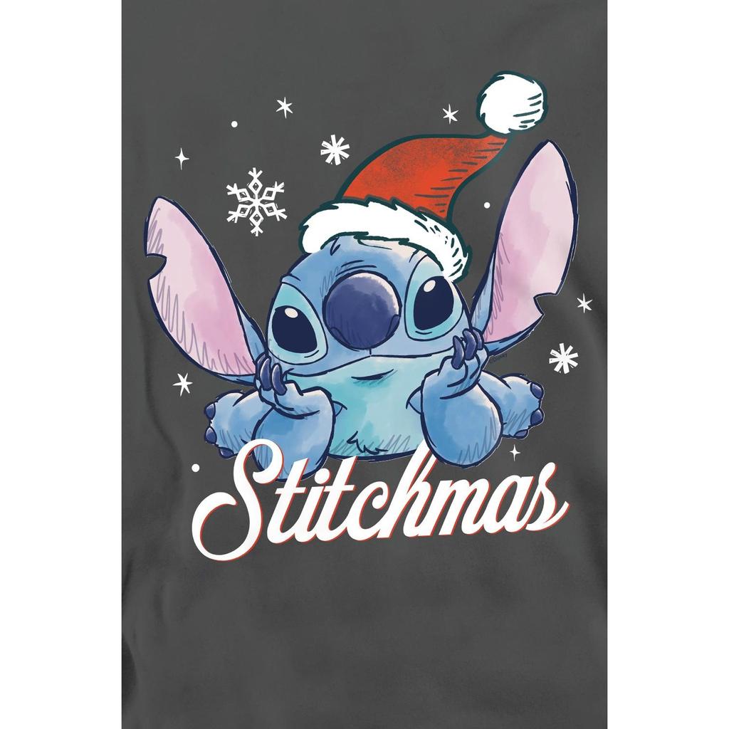 Lilo & Stitch Унисекс Взрослый Рождественский свитшот Stitchmas