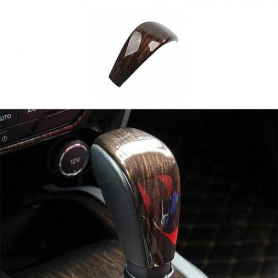 Fit For Ford Ranger 2015-2018 Shifter Lever Trim 1PCS Wood Grain Gear Shift Knob