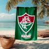 Custom Name Ultra-Soft Beach Towel with Fluminense FC Theme,Ideal for Pool - Camping, Diving - Perfect Travel Essential, Vibrant Beach Towel.