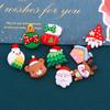 10Pcs Handmade Christmas Fridge Ornaments Cute DIY Resin Accessories  Kitchen