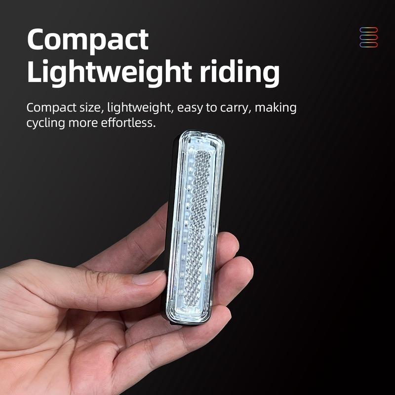 RGB Vibrant Bicycle Tail Light 750mAh Memory Mode Rainbow LED Bike Light Warning Rear Light USB Charging Cycling Equipment