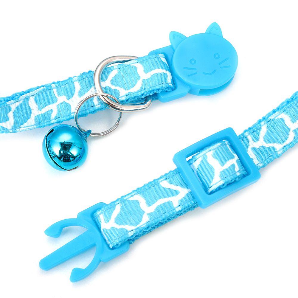 Щенок Милая кошачья голова Кошачьи аксессуары Ожерелье для котенка Кошачьи ошейники Ошейник для собаки Подвеска с колокольчиком