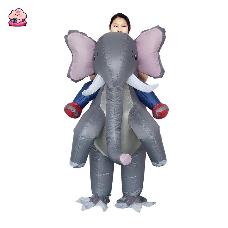 Надувной костюм Злого Клоуна на Хэллоуин и Рождество - Необычный и Забавный Костюм-Кукла