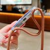Прозрачный чехол-шнурок на шею через плечо для Samsung S25 S24 S23 S22 Plus Ultra FE A55 A35 A25 A15 A54 A34 Противоударный чехол