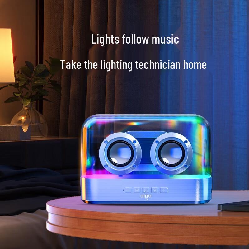 Портативная HIFI беспроводная Bluetooth колонка Aigo T96, штекер CN (адаптер в комплекте)