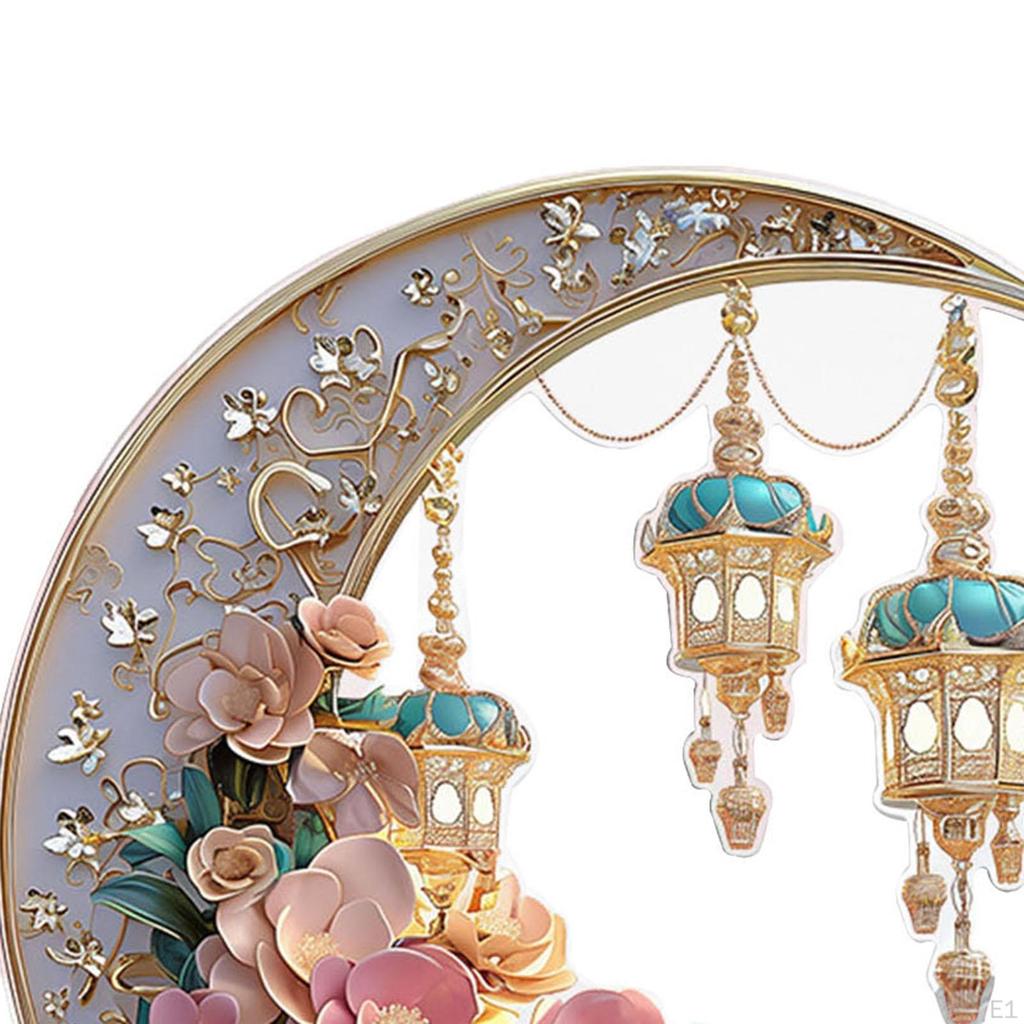 Двумерная плоская акриловая decoration Ramadan, centerpiece для стола, Eid Mubarak, декоративная для праздника