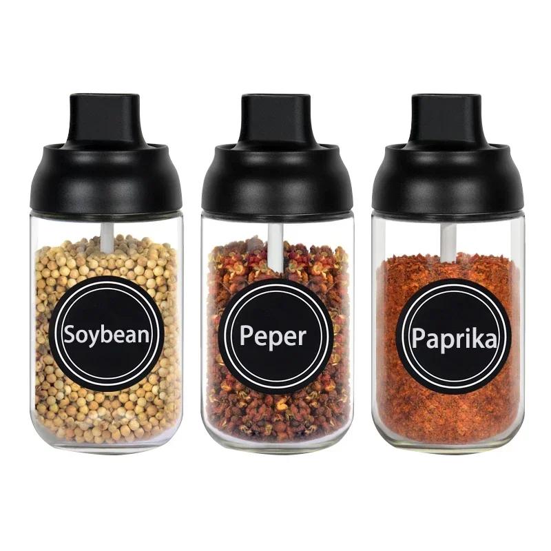 60/240 шт. этикетки для банок со специями наклейки для бутылок с приправами этикетки для стеклянных контейнеров с ингредиентами для приправ кухонные принадлежности