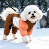 Winter Warm Dog Coat Small Dogs Teddy Pomeranian Bichon Four-Legged Pet Clothes