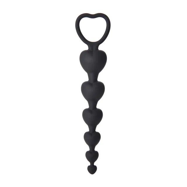 Anal Plug Massager Vaginal Stimulator With Wearable Silicone Anal Beads Female Gay Sex Toys for Men Women Butt Pull Rings Sextoy