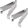 2Pcs Low Headroom Garage Door Top Brackets