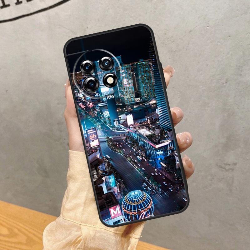 Лас-Вегас Невада Чехол Для OnePlus 15 15R 13 13R 13T 12 12R 11 10 10R 10T 8T Nord 5 CE 4 2 3 Lite N20 N30 Обложка