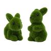 Rabbit- Shape Plants. Artificial Green Plants. Suitable For Easter Porch Decoration Outdoor Indoor