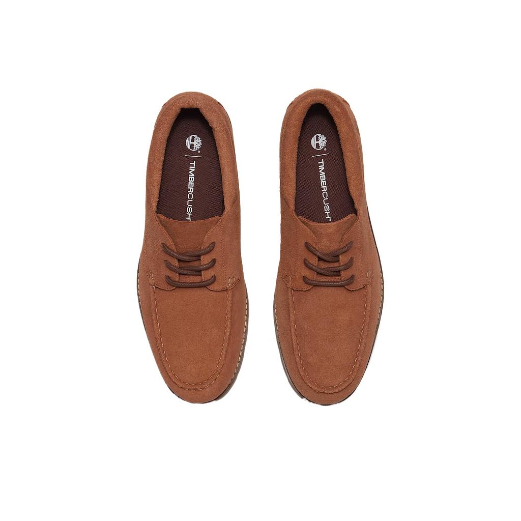 Timberland Britton Кожаные Квадратные На шнуровке Классические Модные Удобные Универсальные Повседневные Кроссовки Мужские Коричневые TB0A6CBJEIZ