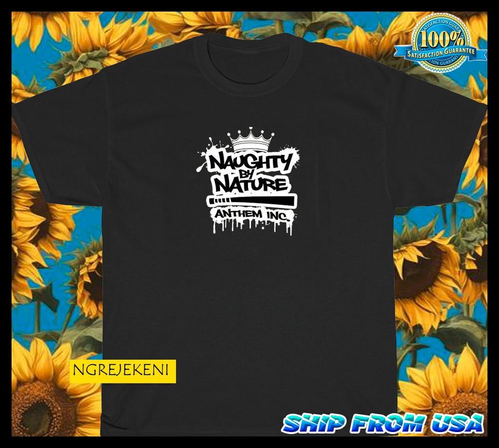 Новая забавная американская футболка Naughty by Nature с логотипом, унисекс, размеры S-5XL