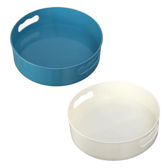 Отличная кухонная тарелка для хранения большой емкости из полипропилена, стабильный многоразовый вращающийся лоток для хранения