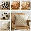 Geometric Throw Pillow for Living Room Bohemia Tassels for Sofa Couch Boho Pillow Cover Home Textile Cushion Covers Pillow Case