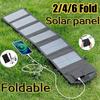Складная солнечная панель 4/8/12 Вт Портативная 2-секционная 4-секционная 6-секционная Солнечная батарея Уличный светодиодный фонарь Зарядное устройство USB 5 В DC Полноценный мобильный источник питания