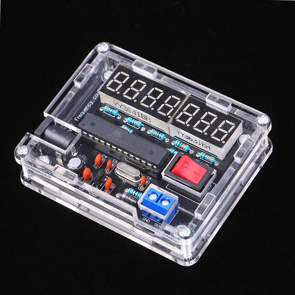 Частотомер 10 МГц Комплект Частотомера AVR Частота с Счетчик Cymometer Измерение частоты Разрешение 0,000 001 Гц