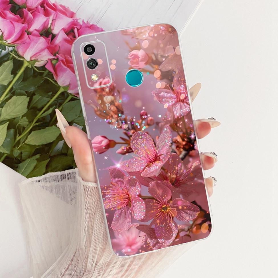 Transparent Cover For Honor 9X Lite Case Cute Fashion Butterfly Funny Painted Casing For Honor JSN-L21 JSN-L22 JSN-L23