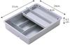 Shimomura Kihan Cutlery Case with Sliding Type In Organizing 2 Dish Chopstick Miscellaneous 14949 Dividers, [Made Japan] Drawer, Tray, Tiers,