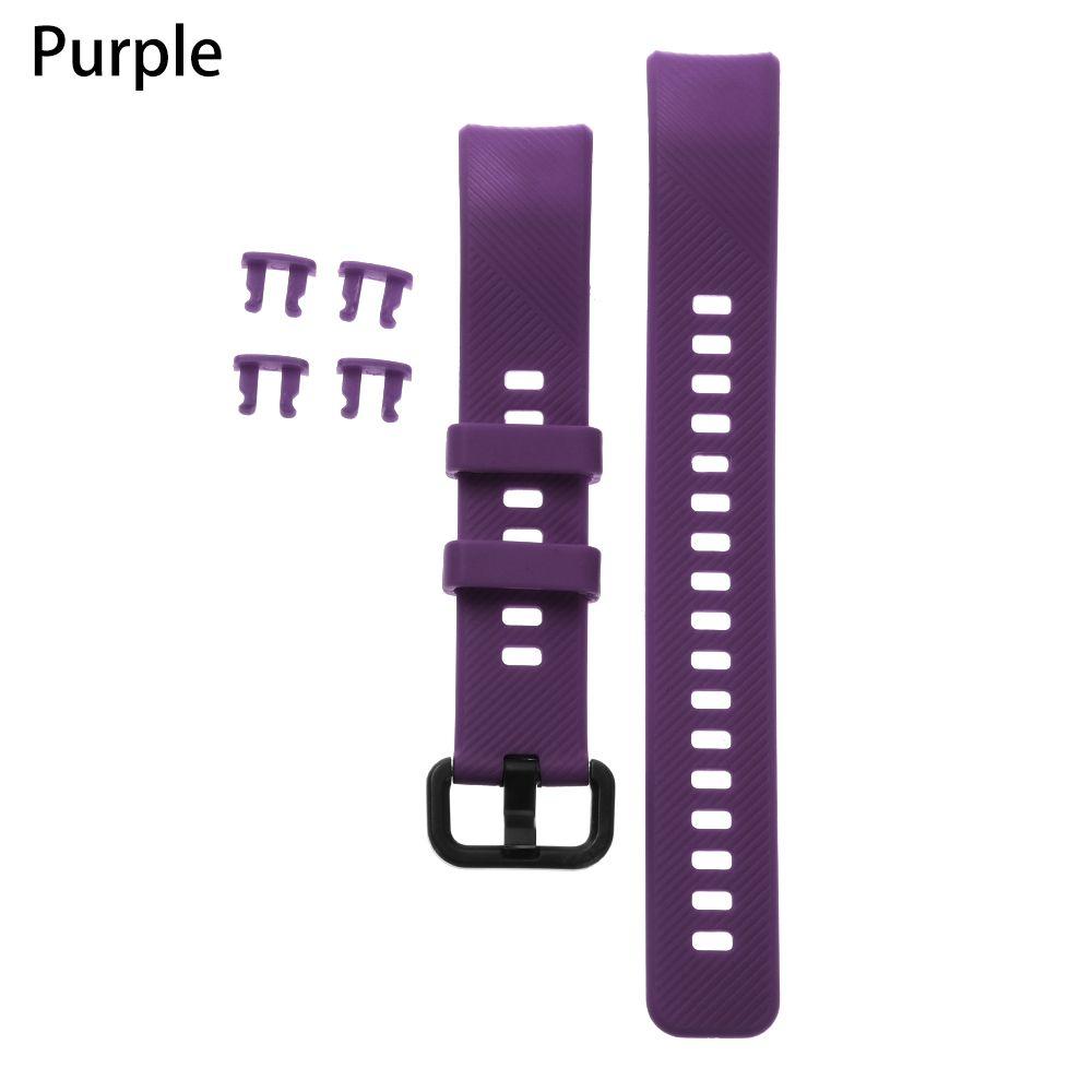 Soft Sports Bracelet Colorful Silicone Replacement Strap Watch Band For Honor Band 5 4