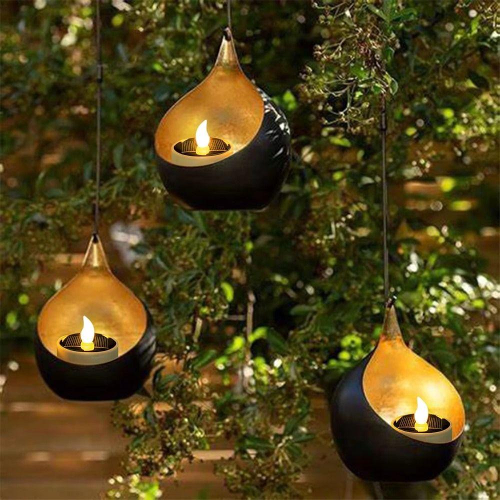 Outdoor-Ready LED Candle Waterproof Flameless Candle Solar Tealight  Home Decoration