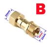 Pressure Washer Swivel Fitting Hose Connector M22 14/15mm Thread 360 Degree Swivel Hose Connector Anti-tangle Quick Connector