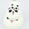 Plush Key Pendant Ultra Soft Anti-fall Adorable Slow Rebound Panda Buns Bag Strap Pendant for Anniversary Gift