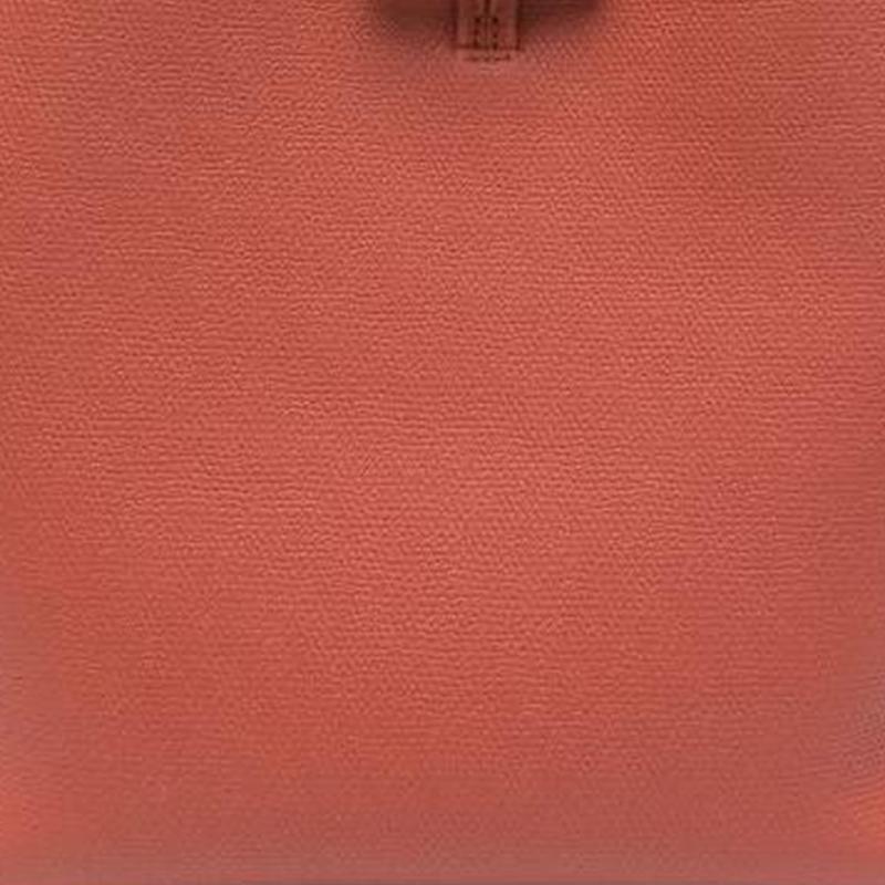 Longchamp Le Roseau Silver Hardware Detachable Shoulder Strap Leather Tote Shoulder Bag Medium Coral Red Women Bags 10281HFP404