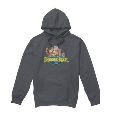Худи с круглым логотипом Fraggle Rock для взрослых, унисекс