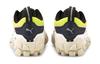 PUMA Mesh, Leather Cushioning Slip Resistant Lightweight Low top Running Shoes Women's Black White Green 380125-01