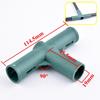 2/5/10Pcs 19mm Garden Plant Support Two- Way Three-way Four-way Connectors Greenhouse Frame Building Joints Fixed Accessories