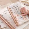 Planner Notebook Simple Style Easy To Carry Transparent Journal Book Loose-leaf Notepad for Students