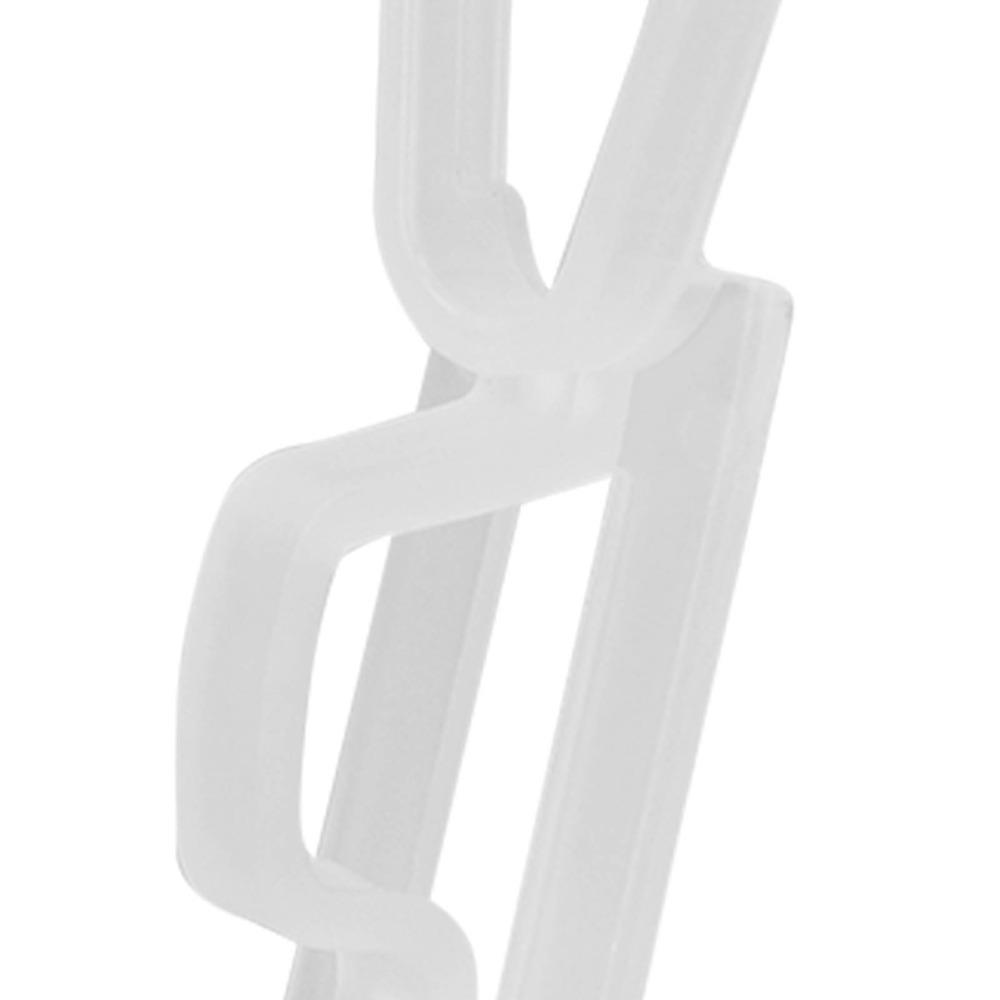60Pcs 1.8 x 2 x 8.5cm Christmas Light Clips Waterproof Outdoor Light Clips  Gutter Mounting