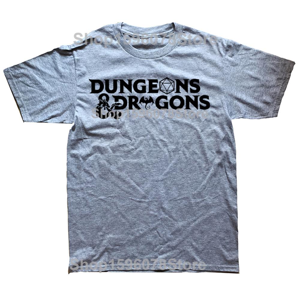 Летняя футболка для фанатов игры Dungeons and Dragons, мужская, женская, винтажная, футболки из 100% хлопка с принтом