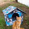 Warm Winter Shelter for Stray Cats, Cat Cave, Windproof, Versatile House Puppies And Kittens,