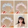 Crystal Children's Headdress Hair Accessories Crown Headband Crown Mesh Hair Hoop  Daily Life