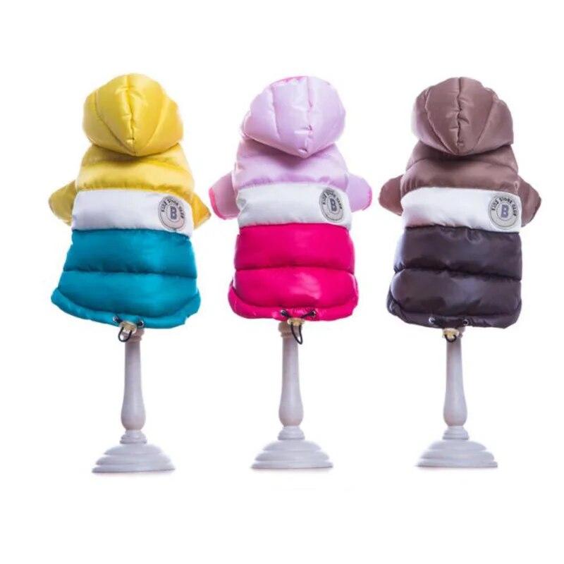 Водонепроницаемая теплая зимняя куртка для домашних животных, хлопковый костюм для щенка, наряд для французского бульдога, пальто, одежда для чихуахуа, жилет для маленьких собак, костюм