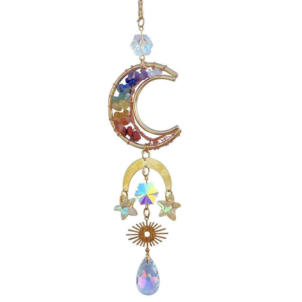 Drops Crystal Ball Crystal Car Hanger Natural Crystal Moon Crystal Pendant Home
