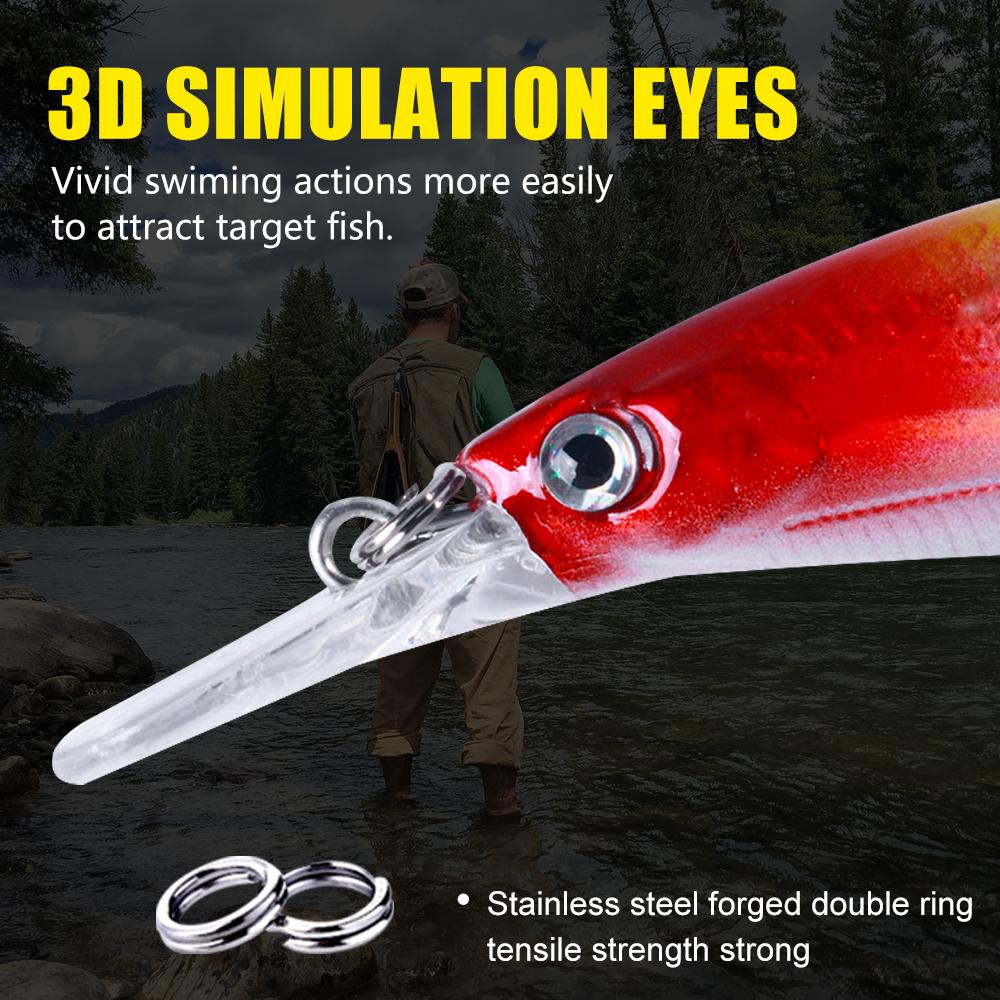 Джеркбейт для ловли окуня-минноу, приманка для ловли форели, щуки и окуня на большие расстояния, приманки для подводной ловли в морской воде
