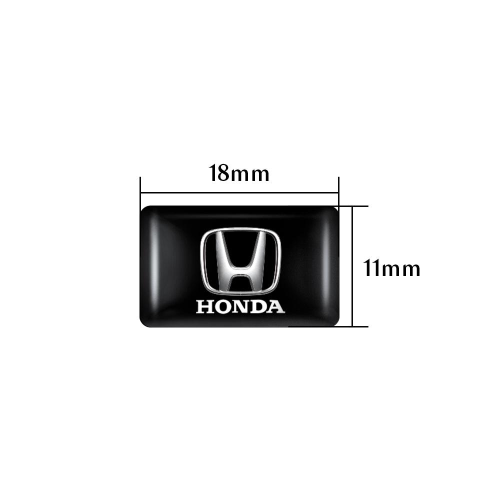 CKU5 5/10/20Pcs 3D Car Interior Epoxy Sticker Logo Decal Badge Decor Accessories For Honda Civic City Accord Odyssey Xadv Vezel Jazz